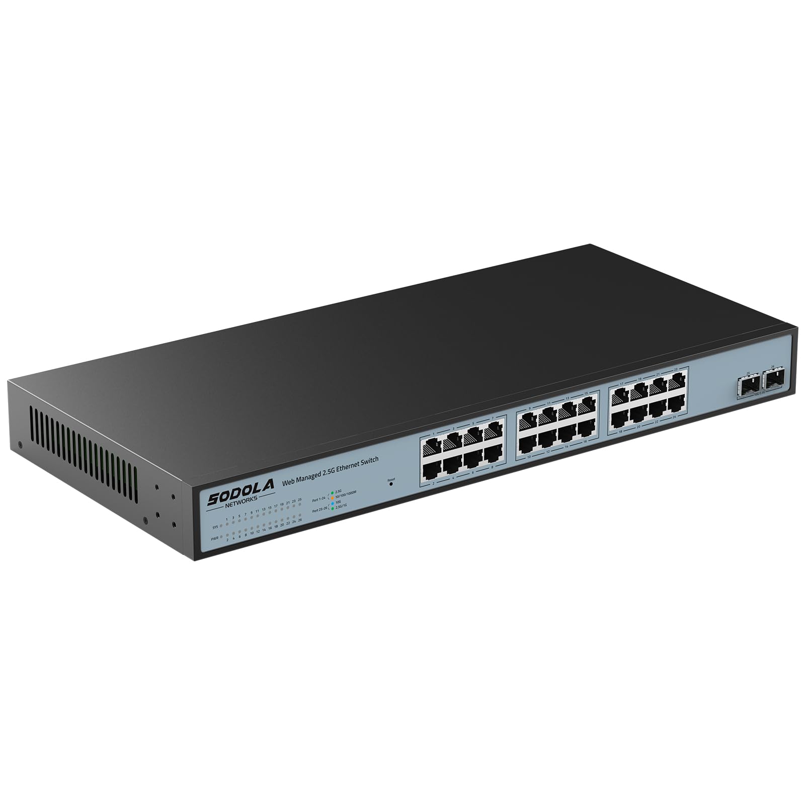  24 Port |5G Smart Web Managed Switch for Office Network
| 24 Port |5G Managed Switch with QoS & VLAN for Business
| 24 