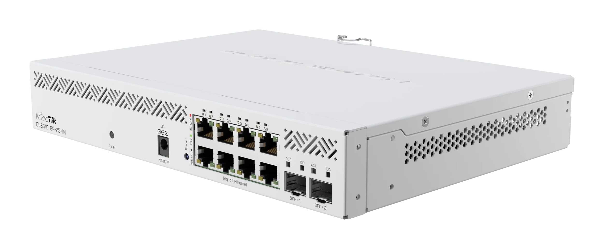 MikroTik CSS610-8P-2S+ Managed Switch for Business Networks Featuring Advanced Routing and Switching Capabilities 24 Gig
