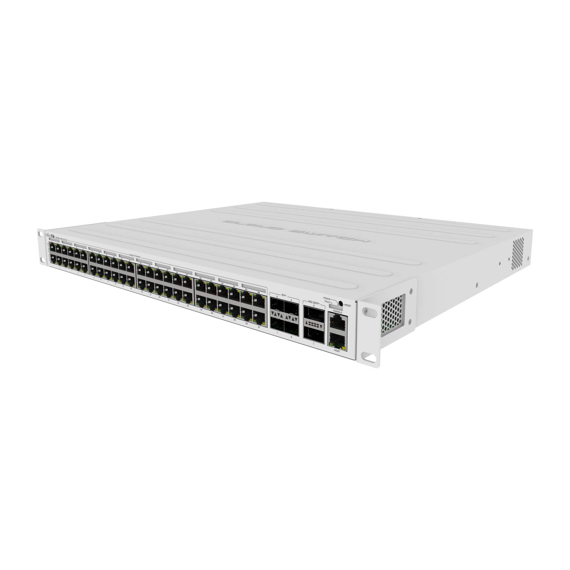  MikroTik CRS354-48P-4S+2Q+RM Gigabit Switch for Business Networks with Fast Fiber Connections
| MikroTik CRS354-48P-4S+
